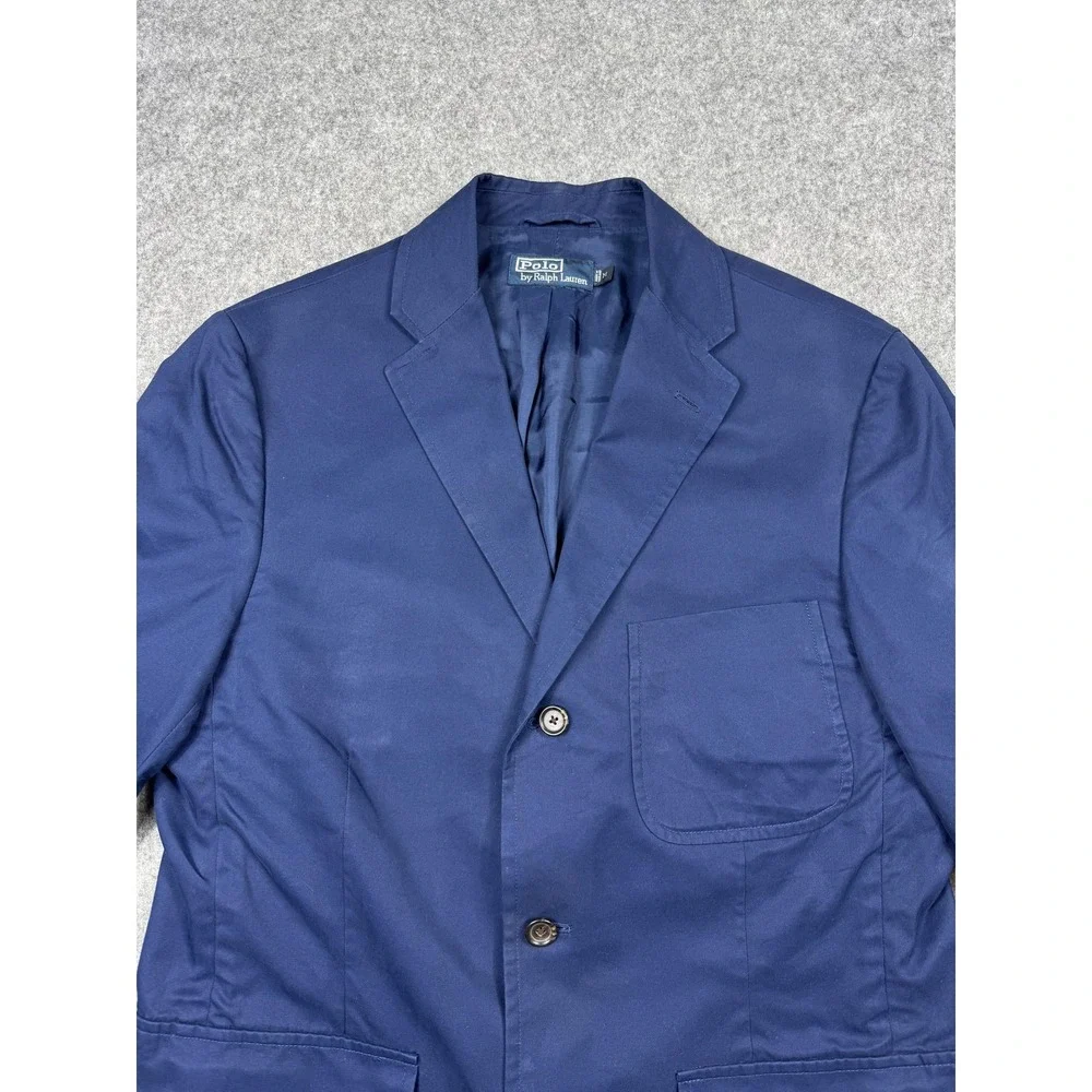 Polo Ralph Lauren Blazer‎ Mens Medium Unlined 3 Button Chore Coat Jacket